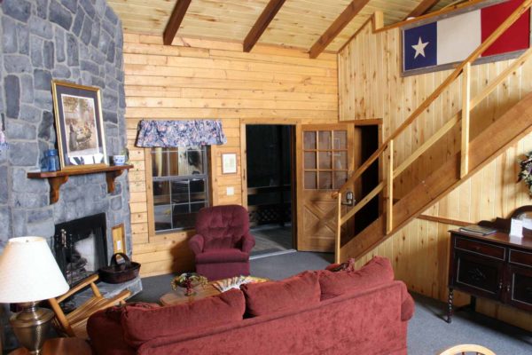 Lone Star - Two Bedroom Two Bath with Loft Log Cabin